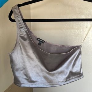 Metallic crop top